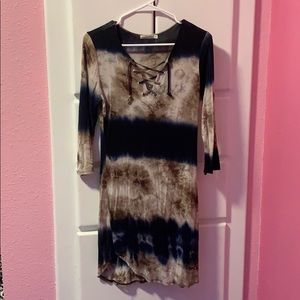 Form-fitting semi-casual dress